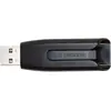 Image de Verbatim Disque dur Store N Go V3 de 64 Go (64 Go, USB-A), Clé USB, Noir, Gris