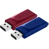 Image de Verbatim Glissière (32 Go, USB-A), Clé USB, Bleu, Rouge