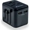 Image de Verbatim, Adaptateur de voyage, Adaptateur universel de voyage avec 2 ports USB-A