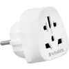 Image de Adaptateur de voyage Verbatim WTEU-02 Prise Monde vers Europe 2500 W Blanc