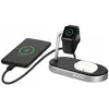 Image de Verbatim WCS-02 3-in-1 (44 W), Chargeur sans fil, Noir, Argent