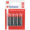 Image de Verbatim Bloc 9V industriel (4 pcs, AA), Batteries + piles