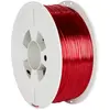 Image de Verbatim Rouge transparent (PETG, 1.75 mm, 1000 g), Filament 3D, Rouge