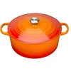 Image de Le Creuset Gietijzeren Ronde Braadpan Oranjerood 26cm 5,3l