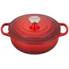 Image de Le Creuset Sauteuse Sig 24 cm Rouge Cerise, Poêle + casserole, Rouge