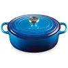 Image de LE CREUSET Cocotte Oval Evolution en Fonte émaillée 31 cm Azure
