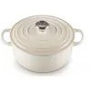 Image de Le Creuset Signature - Casserole avec couverture - 24 cm - 4.2 L - rond - meringue