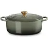 Image de Le Creuset Signature Braadpan Ovaal, 31cm thyme, Poêle + casserole, Vert