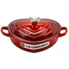 Image de Le Creuset Gourmet-Profitopf Herz 20 cm kirschrot, Poêle + casserole, Rouge