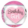 Image de ballon bulle minnie mouse 1er anniversaire 38x40cm