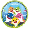 Image de ballon aluminium baby shark 43cm multicolore - amscan 4075801