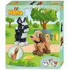 Image de HAMA Perles à repasser midi 3D 'Chien & chat', boîte cadeau