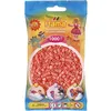 Image de Sachet de 1000 perles a repasser hama midi rouge pastel - loisirs creatifs - 207-44