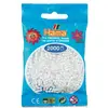 Image de 2 000 perles mini (petites perles Ø2,5 mm)- blanc
