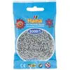 Image de Hama mini perler 2000stk lysegrå