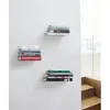 Image de UMBRA Lot de 3 étagères à livres invisibles en métal Argent