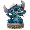 Image de Figurine Disney Tradition - Lilo Et Stitch - Stitch Avec Guirlandes