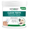 Image de 50 doigtiers jetables Vet's Best® Clean pour les dents - pour chien