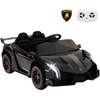 Image de Costway12V Lamborghini Voiture Electrique Enfants avec Télécommande 2,4G Véhicule Electrique avec Lumières LED & Musique Charge 30kg pour 3-8 Ans Noir
