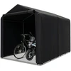 Image de CostwayAbri de Vélos Extérieur Abri de Garage Portable pour Vélos avec Porte à Fermeture Éclair Enroulable Bache Motos pour Terrasse Jardin Cour Gris Foncé