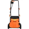 Image de CostwayScarificateur de Pelouse   lectrique de 12A avec Verrouillage de S ©curit © Profondeur   3 Niveaux Sac de 40 L Scarificateur Orange