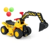Image de CostwayTractopelle Électrique Jouet de Construction avec Godet Contrôlable Rangement Caché Effets Sonores Panier de Basket et 3 Balles pour Enfants de 2 Ans et Plus