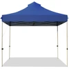 Image de CostwayTonnelle de Jardin Escamotable Pliable 3x3M Tente de F  te Imperm ©able Protection Solaire 3 Hauteurs 305/320/335 cm avec Sac de Rangement Bleu