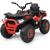 Image de Costway12V Quad Electrique Enfants avec Lumières LED et Musique Véhicule Electrique Enfants avec 2 Vitesses Charge 50kg pour 3 Ans+ Rouge