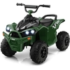 Image de CostwayVoiture Electrique 12 V pour Enfants Quad pour Enfants de 3-8 Ans Vitesse Elevée/Basse Siège Confortable Roues Larges Vert