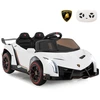 Image de Costway12V Lamborghini Voiture Electrique Enfant avec Télécommande 2,4G Blanc