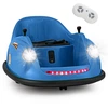 Image de CostwayAuto-tamponneuse Electrique 12V pour Enfants Alimentée par Batterie Télécommande Lumières LED Musique pour les 2-5 Ans Bleu