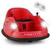 Image de CostwayAuto-tamponneuse Electrique 12V pour Enfants Alimentée par Batterie Télécommande Lumières LED Musique pour les 2-5 Ans Rouge