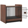 Image de CostwayMeuble Cage pour Chien de Petite et Moyenne Taille Cage d'Intérieur pour Chien avec Plateau Amovible Porte Verrouillable Marron Rustique