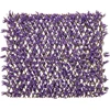Image de CostwayHaie Artificielle Brise-Vue Décoration Extensible Panneau Décoratif Artificiel Protection Solaire Cadre en Saule Véritable Violet