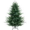 Image de CostwaySapin de Noël Artificiel de 180 cm Faux Sapin de Noël à Charnières 778 Branches 240 LED Blanc Chaud Feuilles Mixtes en PE et PVC