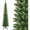 Image de CostwaySapin de Noël Artificiel de 180 Cm Arbre de Noël Pré-Éclairé 390 Branches 180 Lumières Led Blanc Chaud Support en Métal Pliable