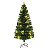 Image de CostwaySapin de Noël Artificiel à Fibre Optique de 180cm Guirlande Lumineuse 36 Lumières Blanches Chaudes 230 Pointes de Branches Etoile