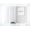 Image de CostwayMiroir de Salle de Bain LED 80x60 cm Miroir Mural Rectangulaire avec Lumières à Intensité Variable à 3 Couleurs