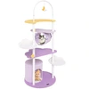 Image de CostwayArbre à Chat à Plusieurs Niveaux Tour pour Chat de 158 cm Cadre en Métal Perchoir Surdimensionné Plateformes de Saut Violet