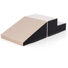 Image de CostwayEscalier et Toboggan pour Nourrissons et Tout-Petits Ensemble de Jeux Doux pour Enfants Blocs en Mousse Douce Gris