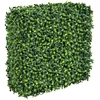 Image de CostwayClôture en Feuillage Artificielle 92 x 38 x 86 cm avec Feuilles en PE Réalistes Mur Végétal en Buis Artificiel avec Tubes en Aluminium