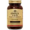 Image de Solgar Omega 3-6-9 Poisson, Lin, Bourrache Capsules x 60