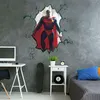 Image de MY AGENCIES Sticker mural géant repositionnable Alex Ross Superman qui fracture le mur