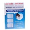Image de 2 filtres de rechange - pour la fontaine à eau Cat Mate 2L - pour chat