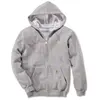 Image de Sweat à capuche poids moyen zippé coupe large gris chiné M Carhartt S1K122HGYM