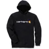 Image de Carhartt, Hommes, Pull-over, Sweat à capuche Signature Logo, Noir, (S)