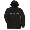 Image de Sweat à capuche sans zip logo manche noir M Carhartt S1100074001M