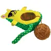 Image de 3x KONG Wrangler AvoCATo (Jouet à l’herbe à chat), Jouets pour chat