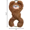 Image de 2x KONG Tuggz Sloth (Jouet en peluche pour chiens), Jouets pour chien
