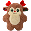 Image de KONG Snuzzles Renne de Noël pour chien - taille M : L 23 x l 19 x H 8 cm